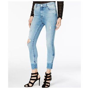 M1858 Alice Ripped High Rise Ankle Jeans